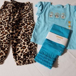 Gymboree Glamorous Friends 12-18 Month NWT Pants, Leggings & shirt.
